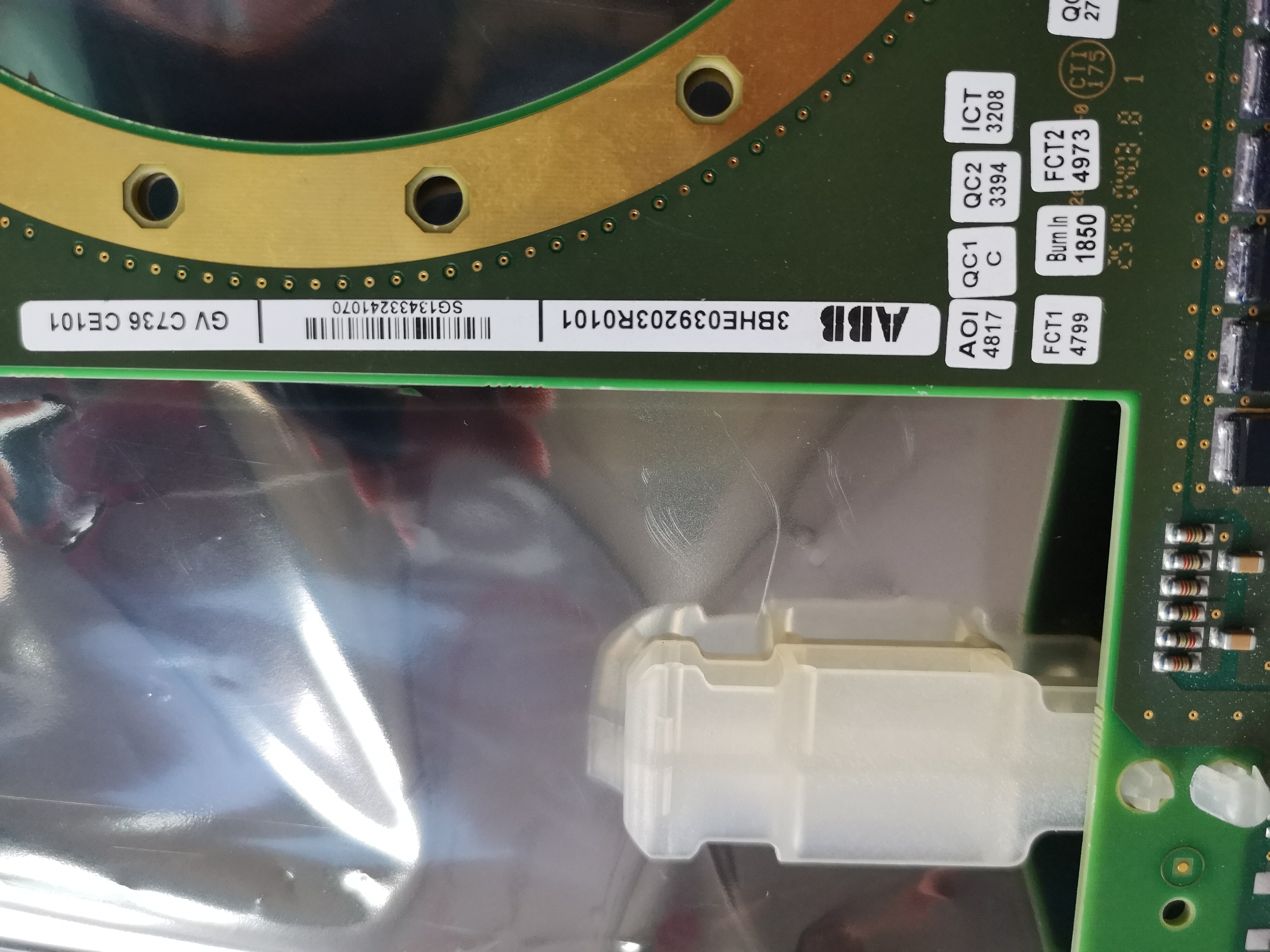 ABB 3BHE039203R01015SXE12-0184 GVC736CE101 module