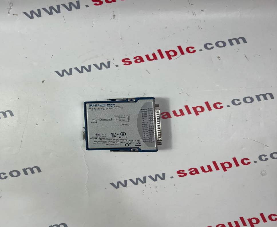 NI-9403 National Instruments 32-channel, 7 μs bidirectional digital I/O module