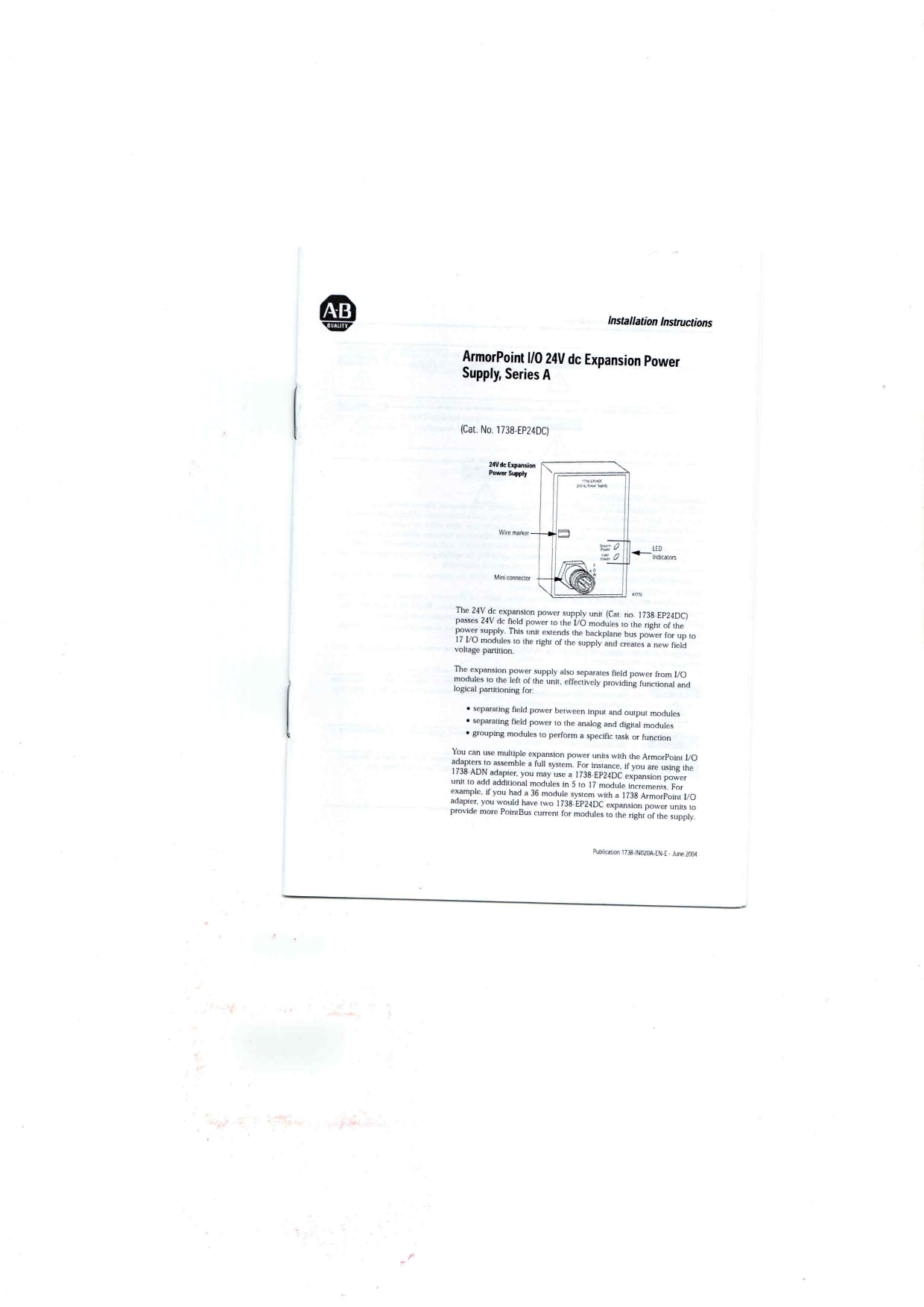 Allen-Bradley 1738-EP24DC Datasheet